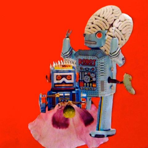 "Robots" (2014) | 30 cm x 30 cm | Collage | printed on Forex